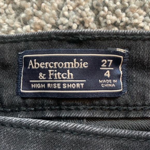 Black Abercrombie jean shorts - Picture 2 of 3